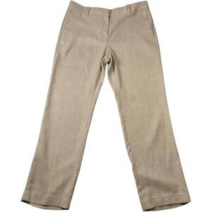 Ann Taylor Sophia Curvy Women’s Dress Pants 10P Beige Tan Tailored Work Trousers